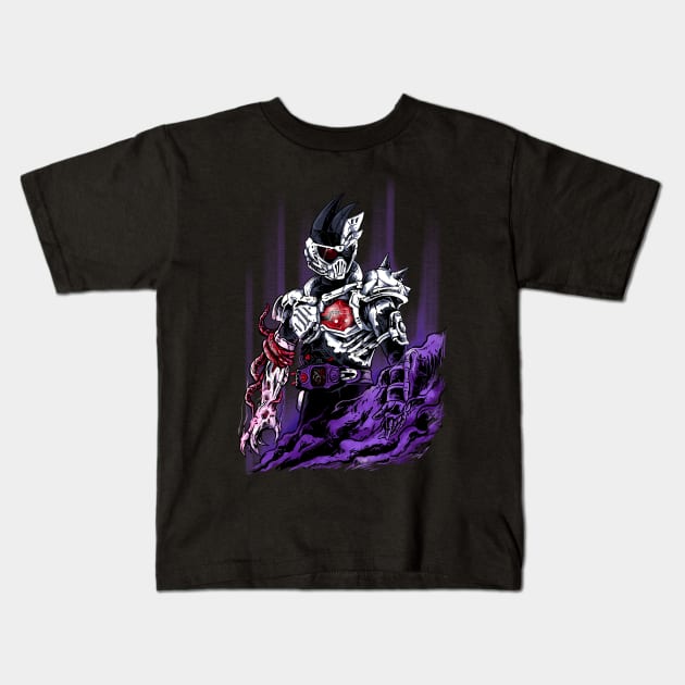 zombie rider Kids T-Shirt by spoilerinc